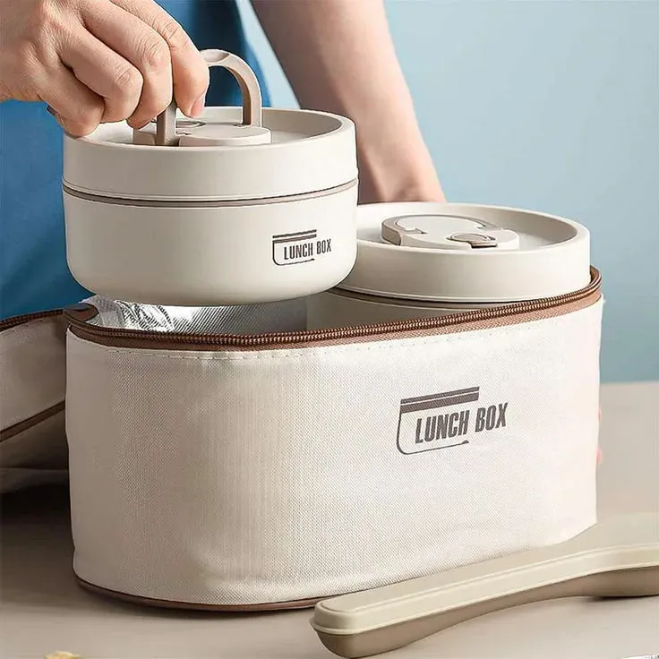 Lunch Box Isotherme en Inox - مجموعة علب الغداء الحرارية 2