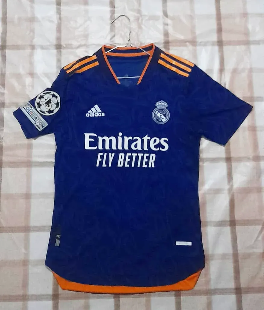 Real Madrid Pro Jersey 2021-2022 Away Kit UCL