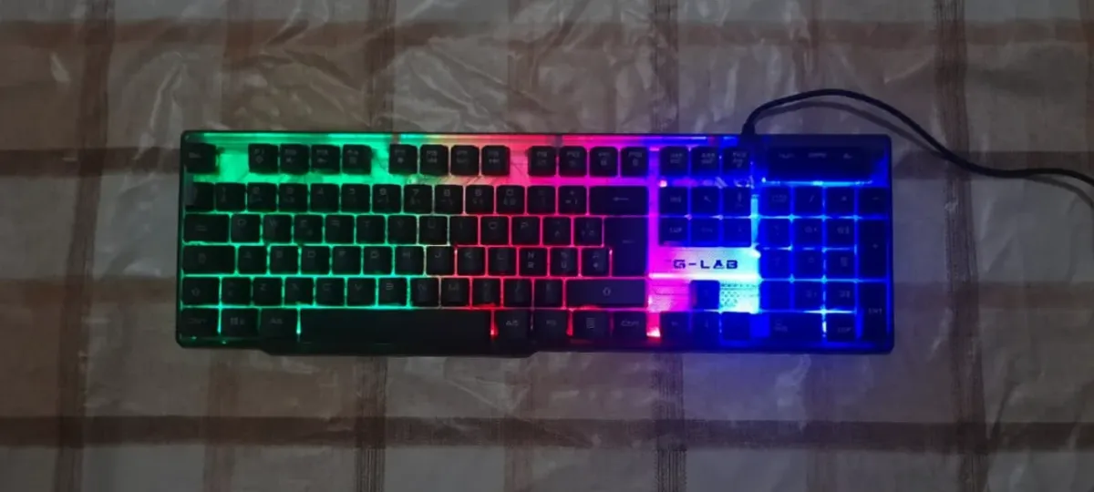 G-LAB KEYZ NEON RGB Gaming Keyboard Full Size / Clavier