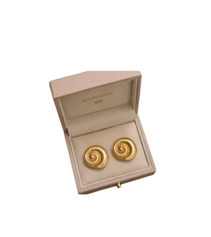 Boucles d'oreilles en doré