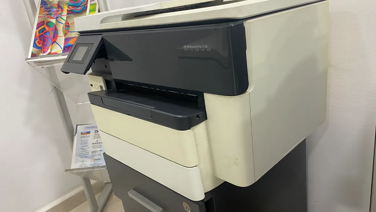 طابعة HP OfficeJet Pro 7740 3