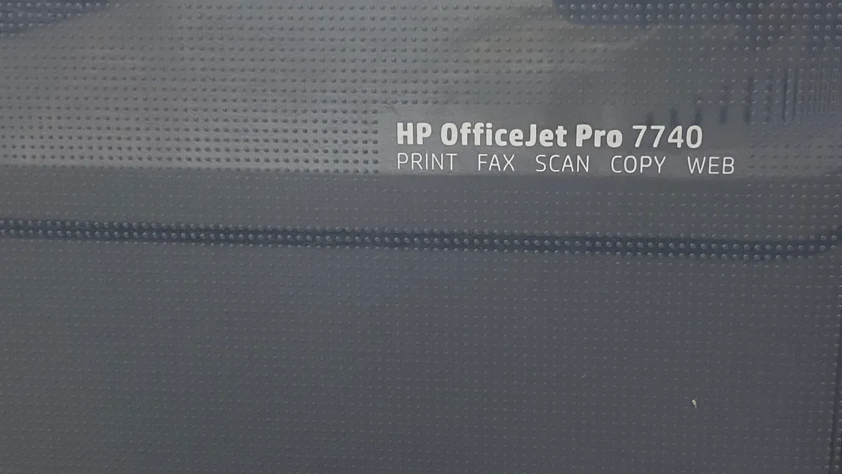 طابعة HP OfficeJet Pro 7740 5