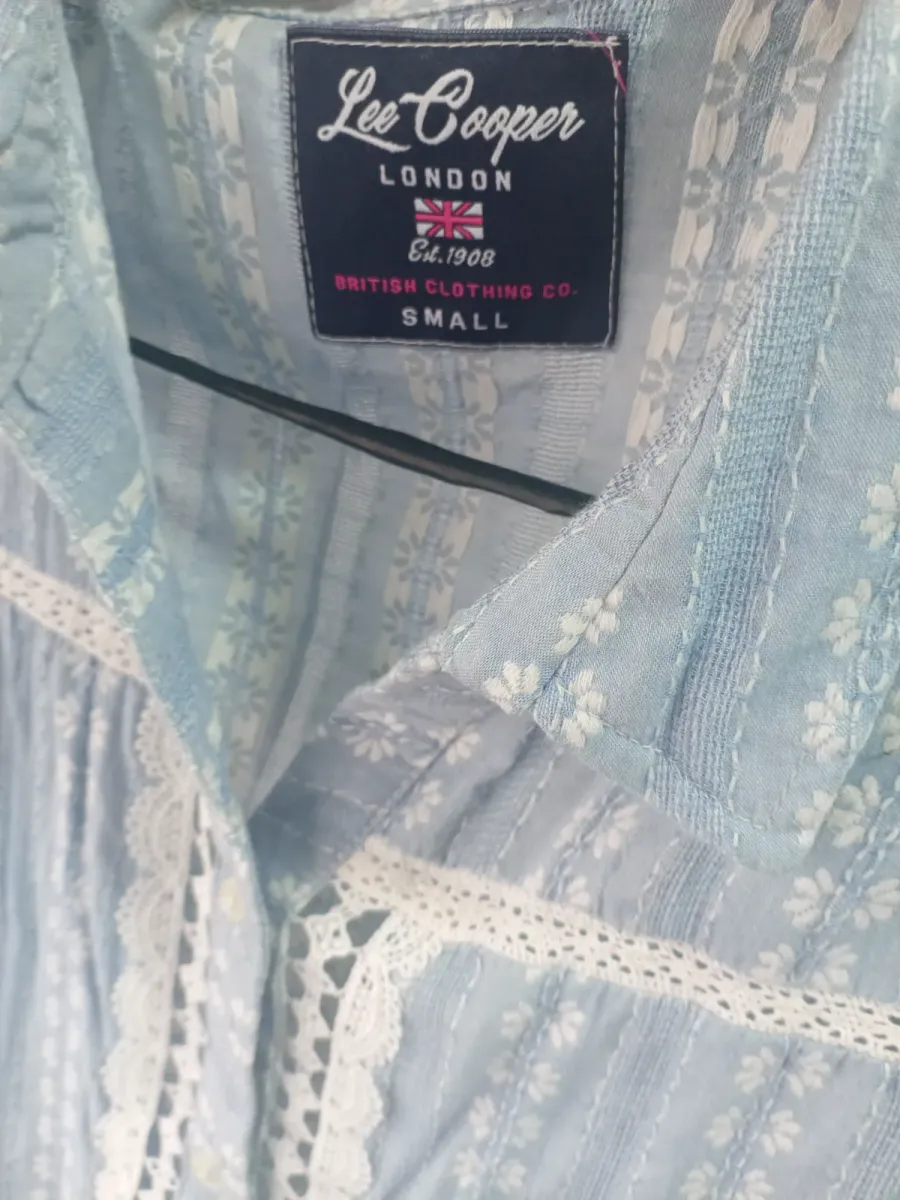 ✨ Chemise Lee Cooper élégante bleu & blanc – S 2