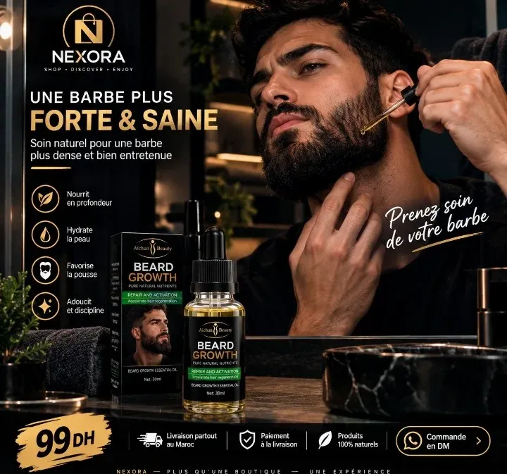 Huile pour barbe – Beard Growth 2
