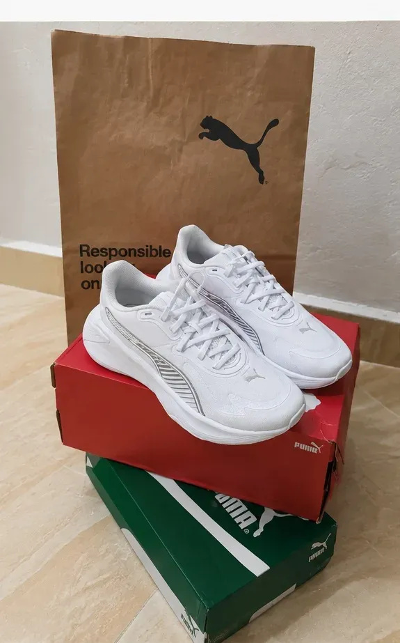 PUMA PWR Hybrid blanches – 37.5 – Neuves