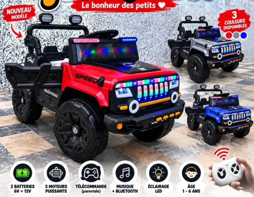 JEEP Électrique Enfant 1 à 6 Ans 3