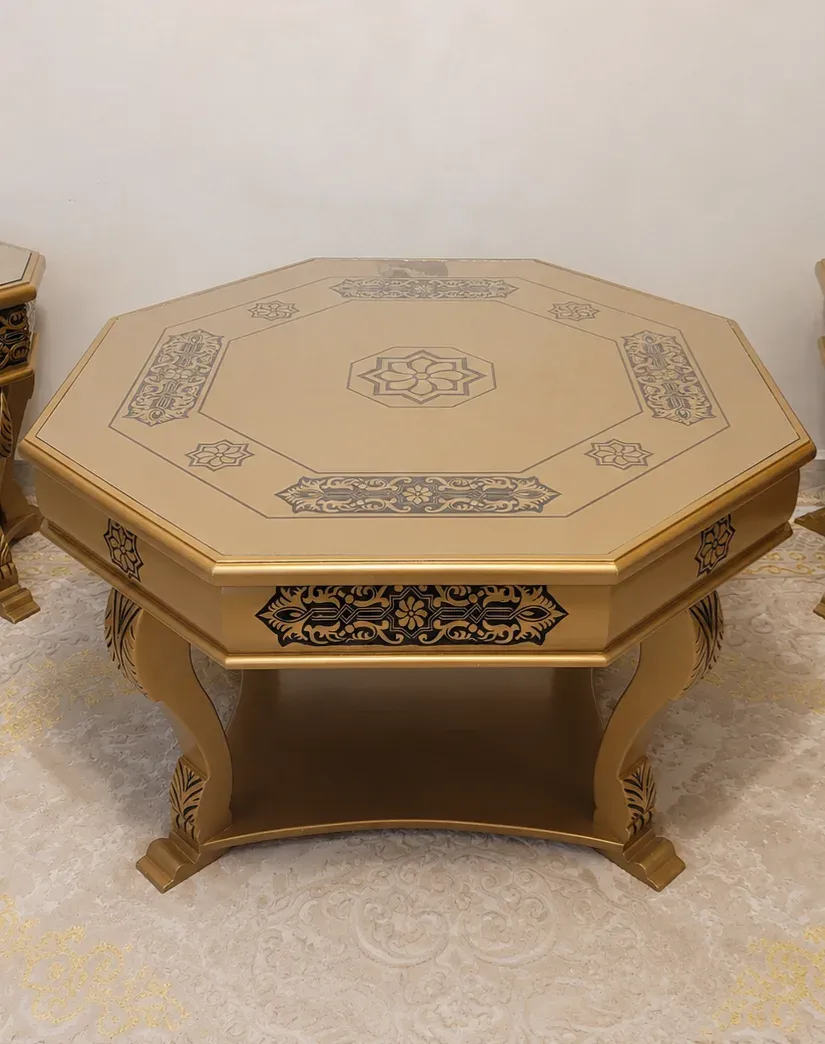 Table rond pour salon marocain 