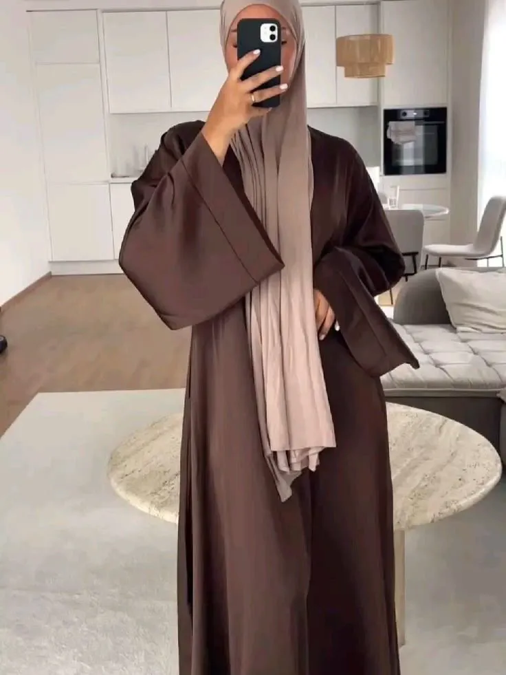 عباية خليجي راقية + حجاب - جملة وتقسيط 3